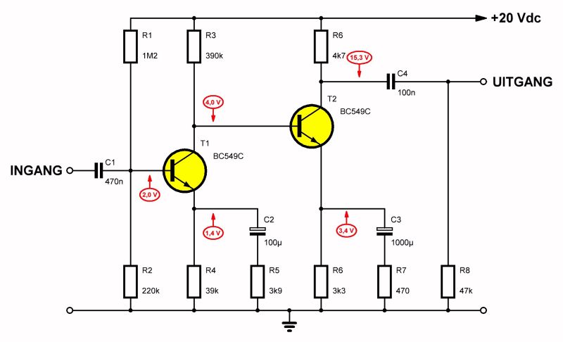 De volgende Een hekel hebben aan vod Elektronica-hobby blog van Jos Verstraten (572 artikelen): Schakelingen:  twee-transistoren versterkers