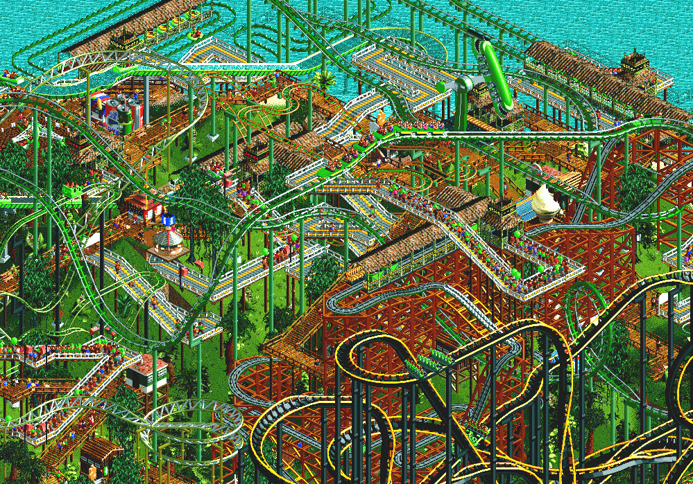 List Of Roller Coaster Related Video Games - Roller Coaster Computer Games