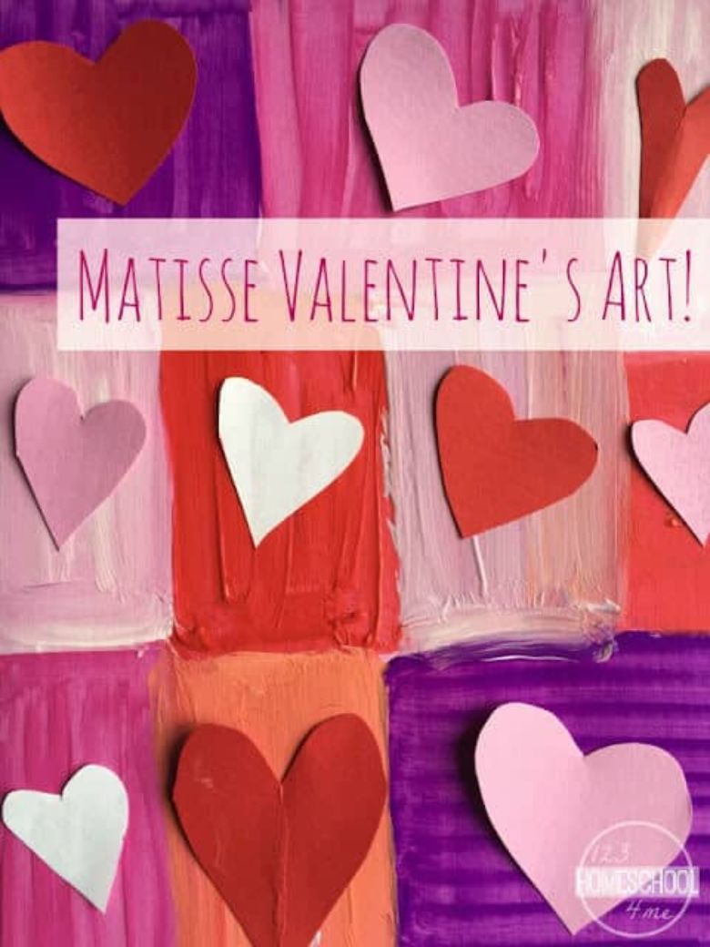 Valentine Heart Canvas – Artful Kids