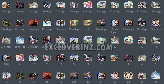 Download Icon Folder Anime Musim Fall 2020 Pack