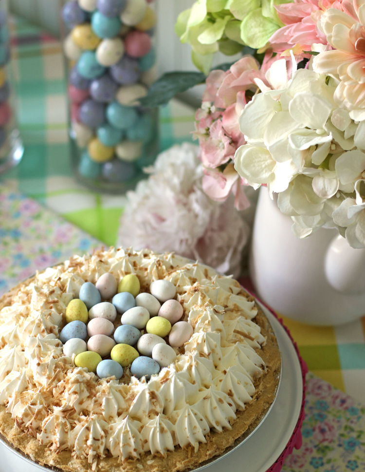 The Craft Patch Easter Party Dessert Table + Floral Bunny Garland Tutorial