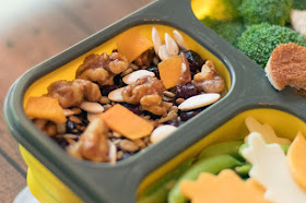 A Candied Walnut Eating Squirrel School Lunch Recipe featuring California Walnuts