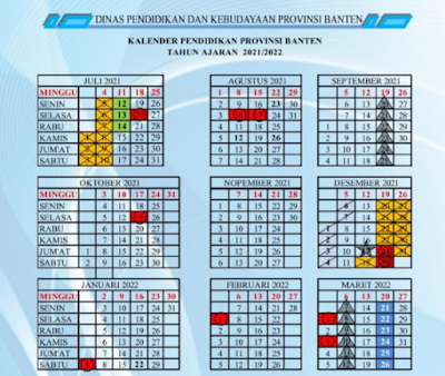Download Kalender Pendidikan 2021/2022 Banten pdf
