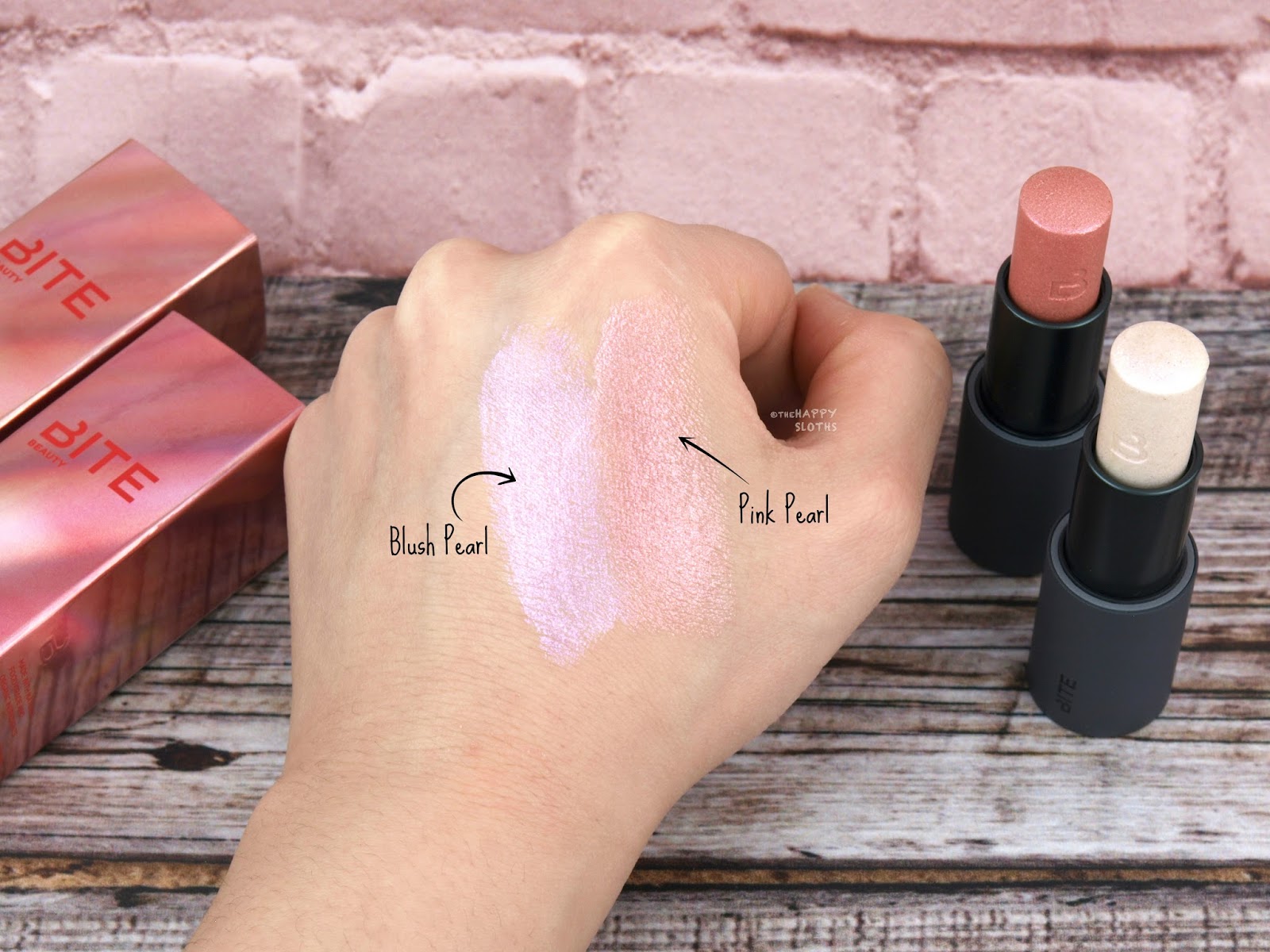 Bite Beauty | Prismatic Pearl Multistick in "Blush Pearl" & "Pink Pearl": Review and Swatches