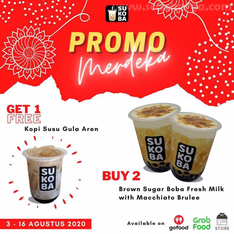 Sukoba Promo Merdeka Beli 2 Gratis 1 Kopi Susu Gula Aren scanharga Sukoba Promo Merdeka Beli 2 Gratis 1 Kopi Susu Gula Aren scanharga