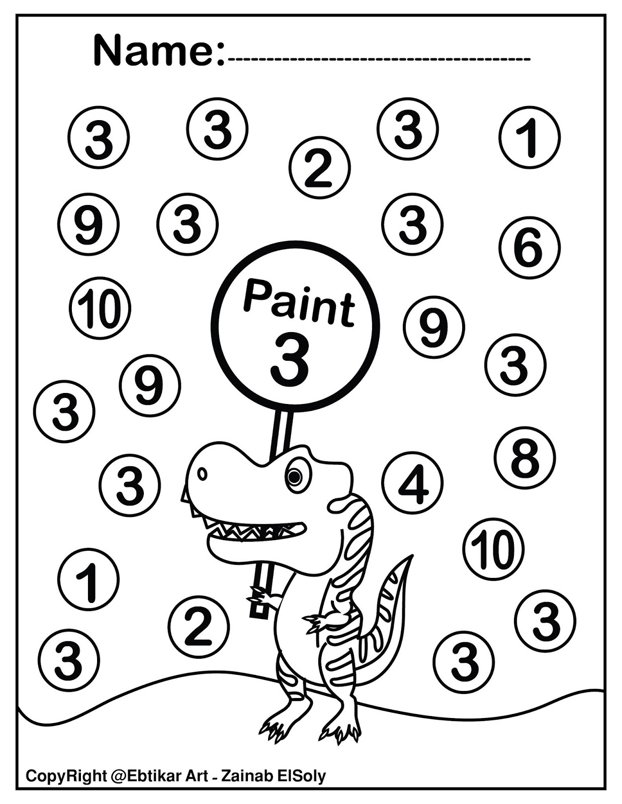 set-of-123-dinosaur-trex-activity-paint-a-dot-preschool-coloring-sheets