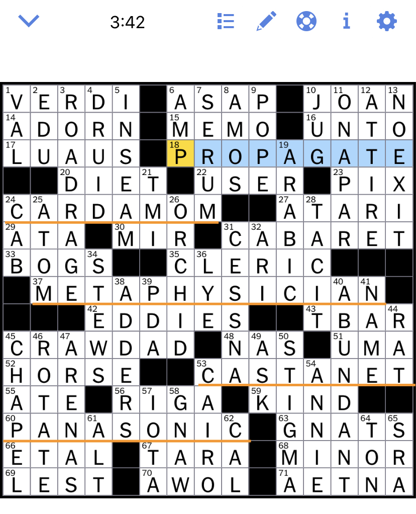 the new york times crossword puzzle solved september 2020