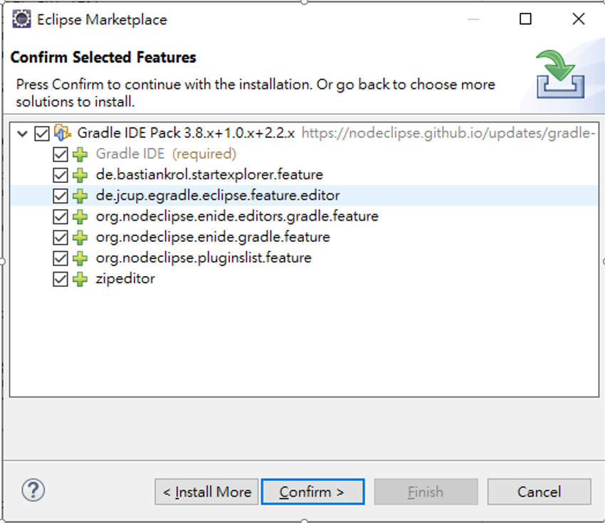 如何讓 Eclipse 內使用 Gradle (取得 Gradle 支援)