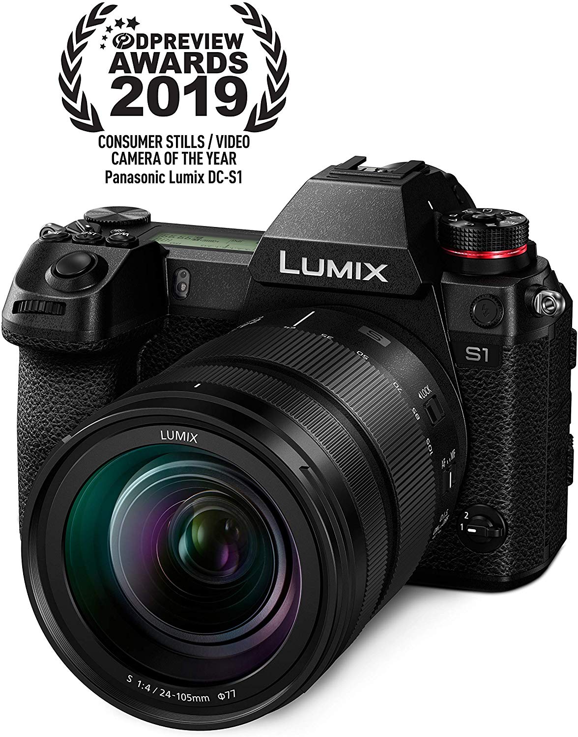 Panasonic LUMIX S1 Full Frame Mirrorless Camera with 24.2MP MOS High