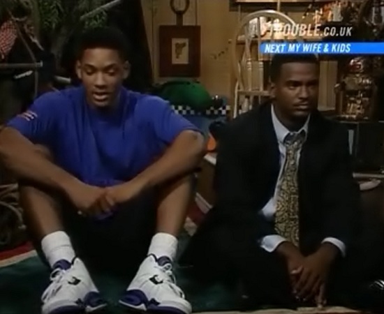 dime bag for my thoughts...: J2's to "The Fresh Prince" Sneakers