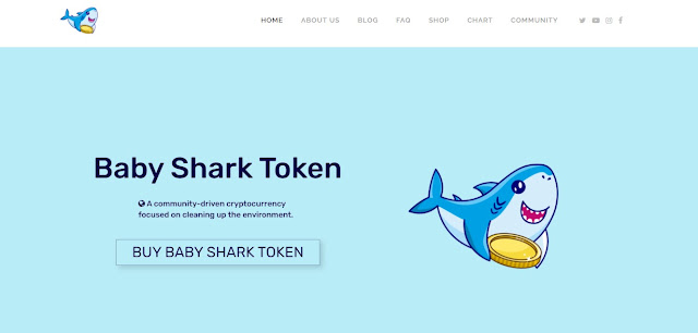 Screenshot Halaman Website Baby Shark Token Screenshot Halaman Website Baby Shark Token