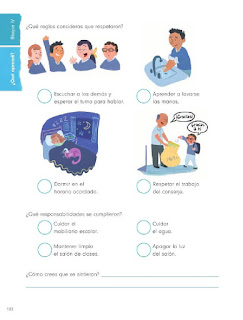 Apoyo Primaria Formación Cívica y Ética 1er Grado Bloque 4 ¿Qué aprendí?