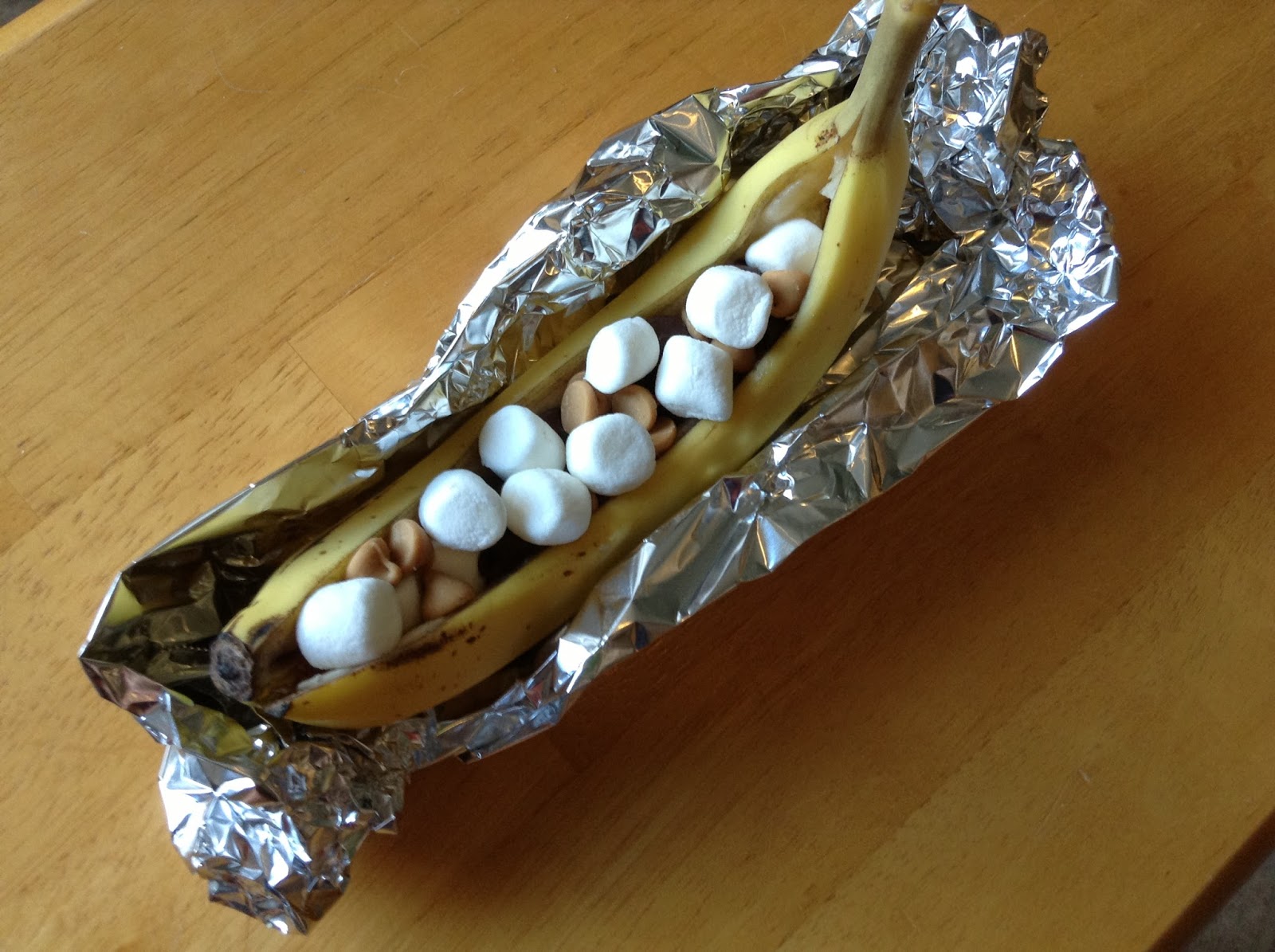 Laura's Baking Talent Grilled Banana Boats