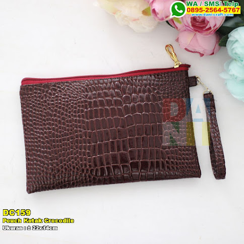 Pouch Kotak Crocodile