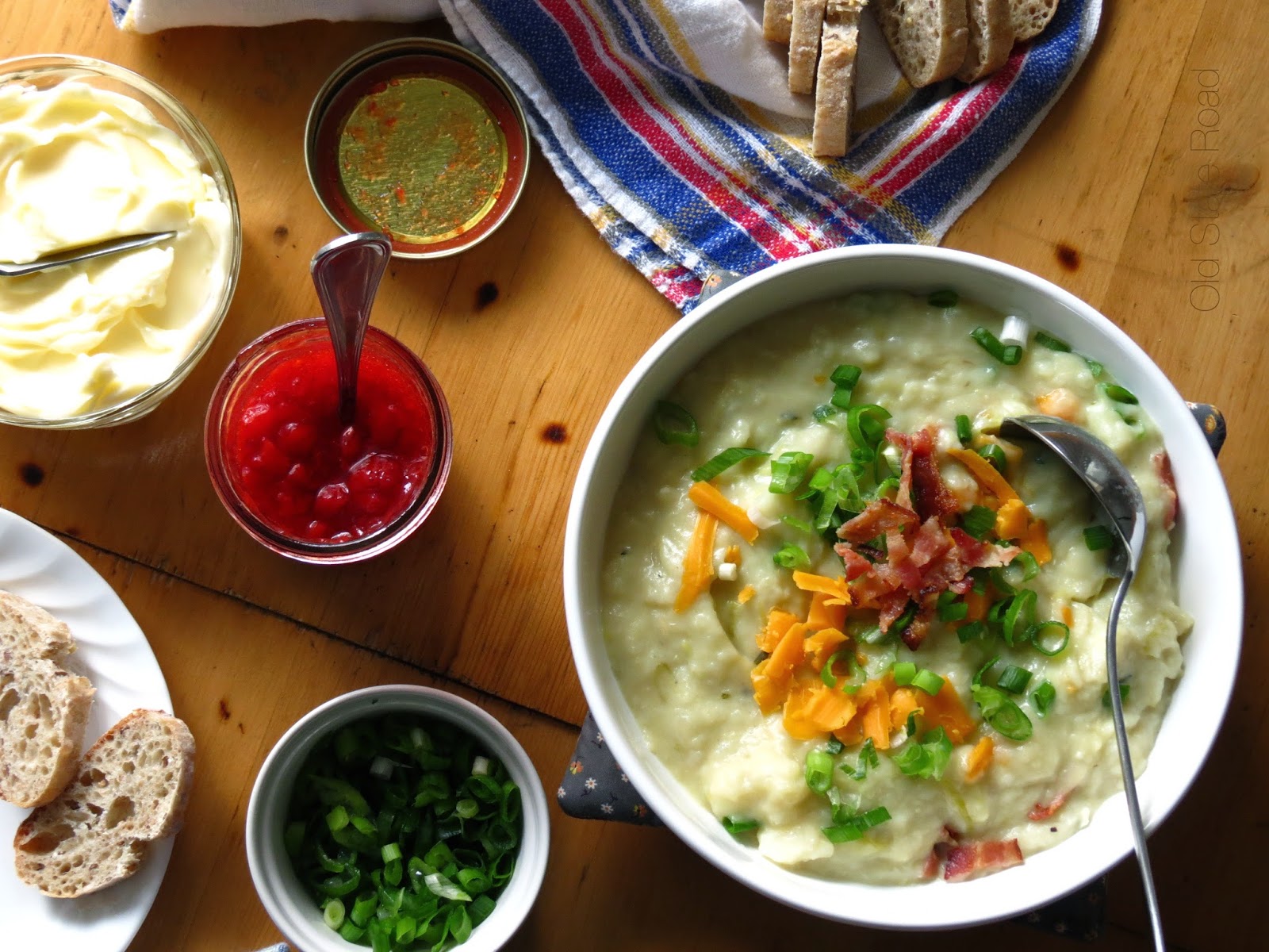 Old State Road Country Potato Soup (copycat la Madeleine recipe)