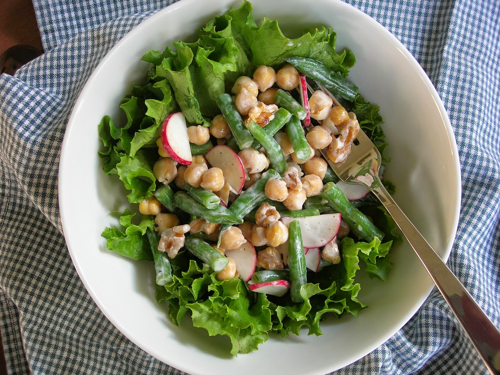 My Little Bungalow Chickpea Salad with Buttermilk Dressing