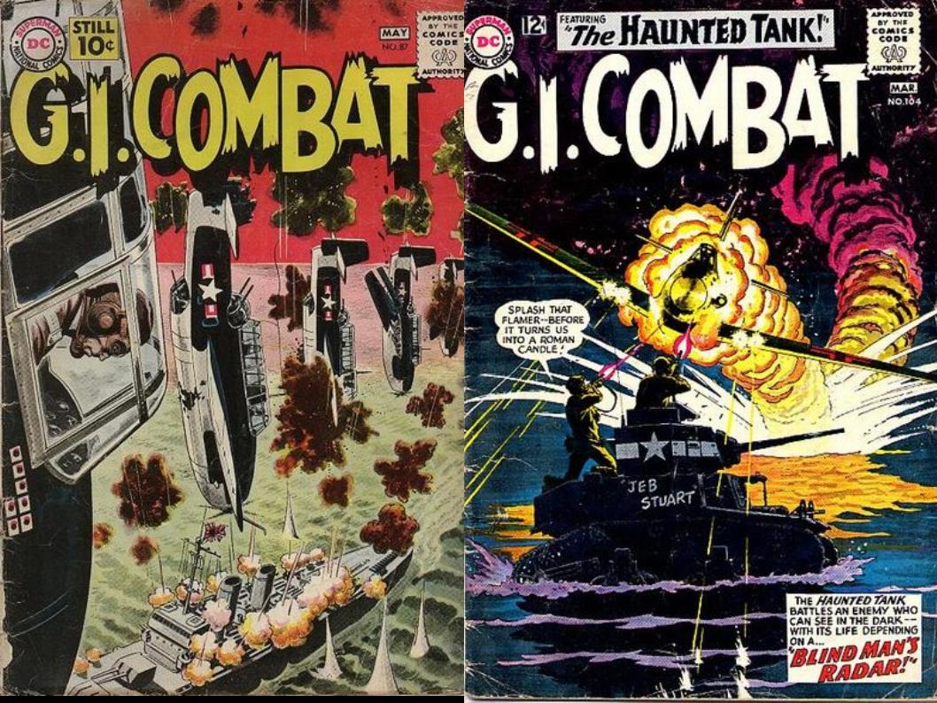 Dave's Comic Heroes Blog: Suicide Mission For Sgt. Rock, Haunted Tank ...