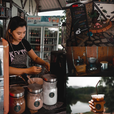 Barista at work at Nan Waterside in Pha Kwang Barista at work at Nan Waterside in Pha Kwang