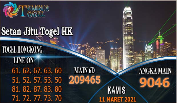 Setan Jitu Togel HK Kamis – Tanggal 11 Maret 2021