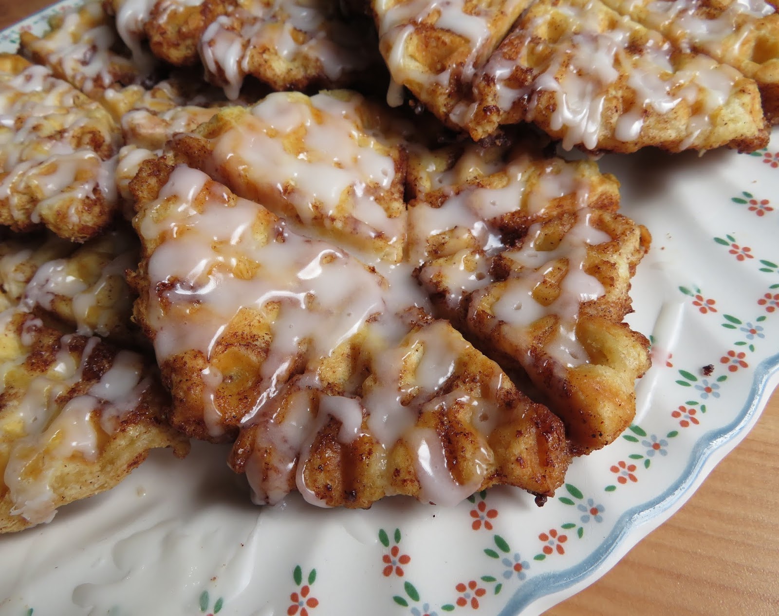 The English Kitchen Cinnamon Roll Waffles (Easy & from scratch)