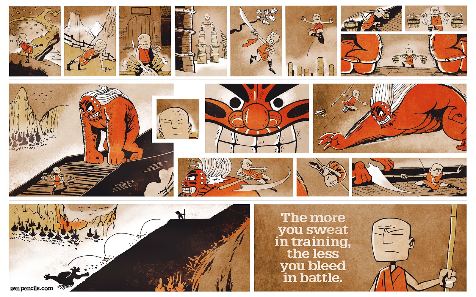 The Life of Thinking [好網推介] Zen Pencils