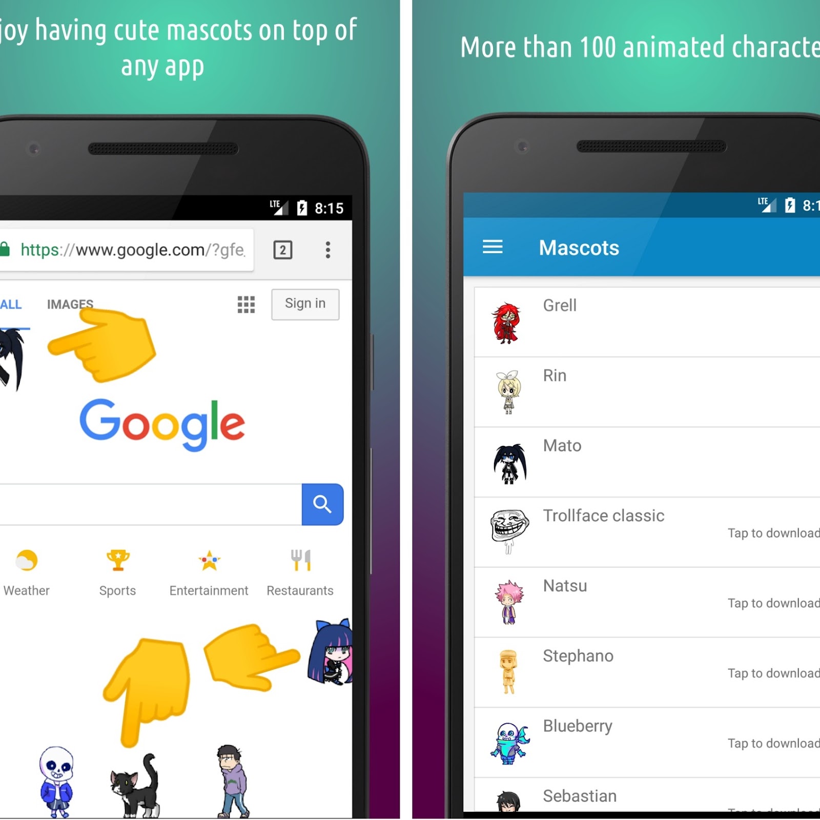 Add Little Cute Animated Character On Your Android Phone