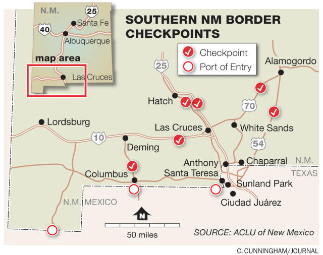 THE WESTERNER Border Patrol checkpoints reopen in New Mexico