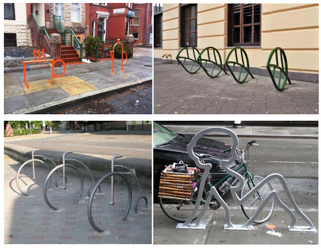 021 Как крепить велосипед на парковке