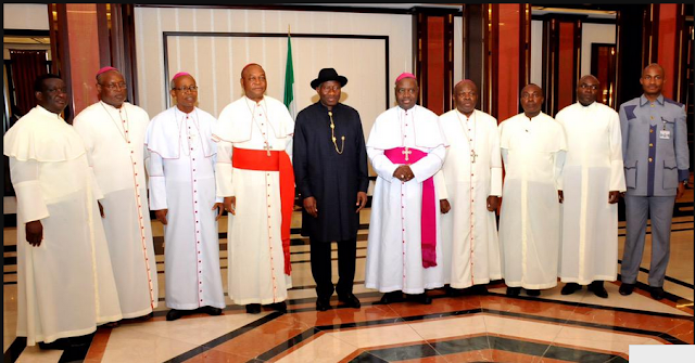 Catholic Bishops and President Jonathan