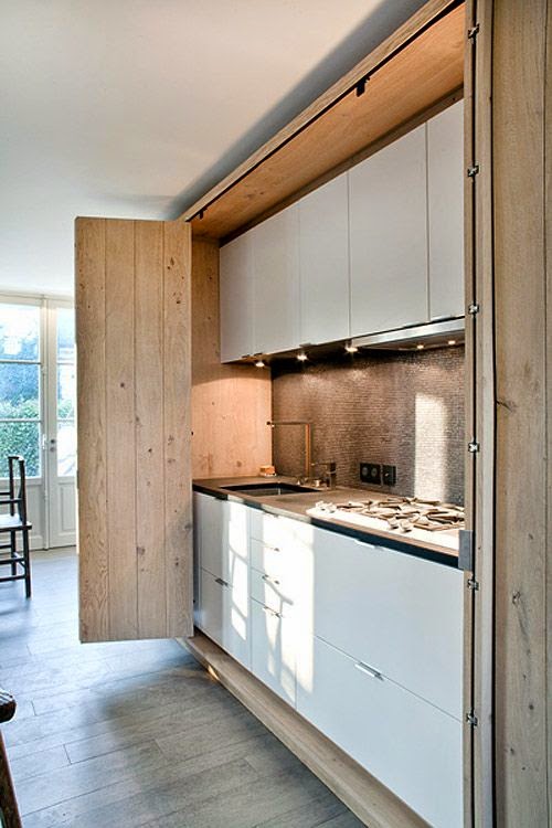 Diseños de Cocinas dentro de un Armario | Decoración