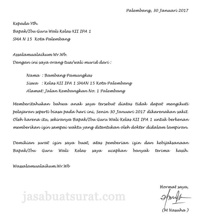 Contoh Surat Keterangan Sakit Dari Bidan Anti Feixista