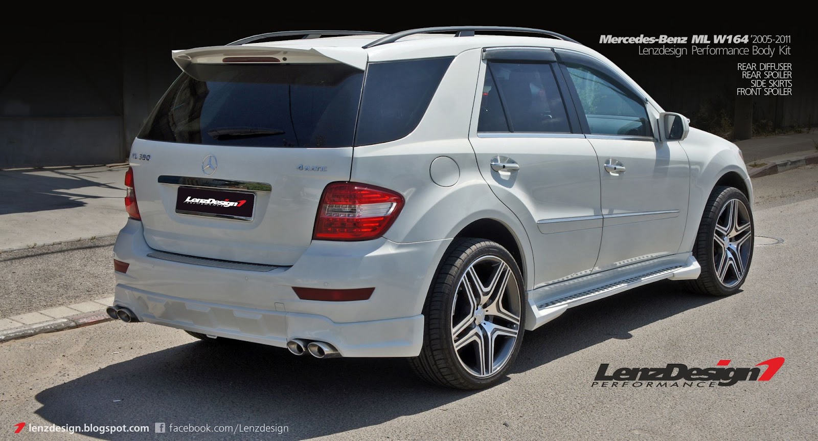 MercedesBenz ML W164 Tuning Wide Body Kit Lenzdesign Performance
