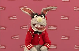 Rabbits have teeth. Benny Rabbit appears but he announces that he is Benny, not a rabbit. Sesame Street Elmo's World Teeth Quiz