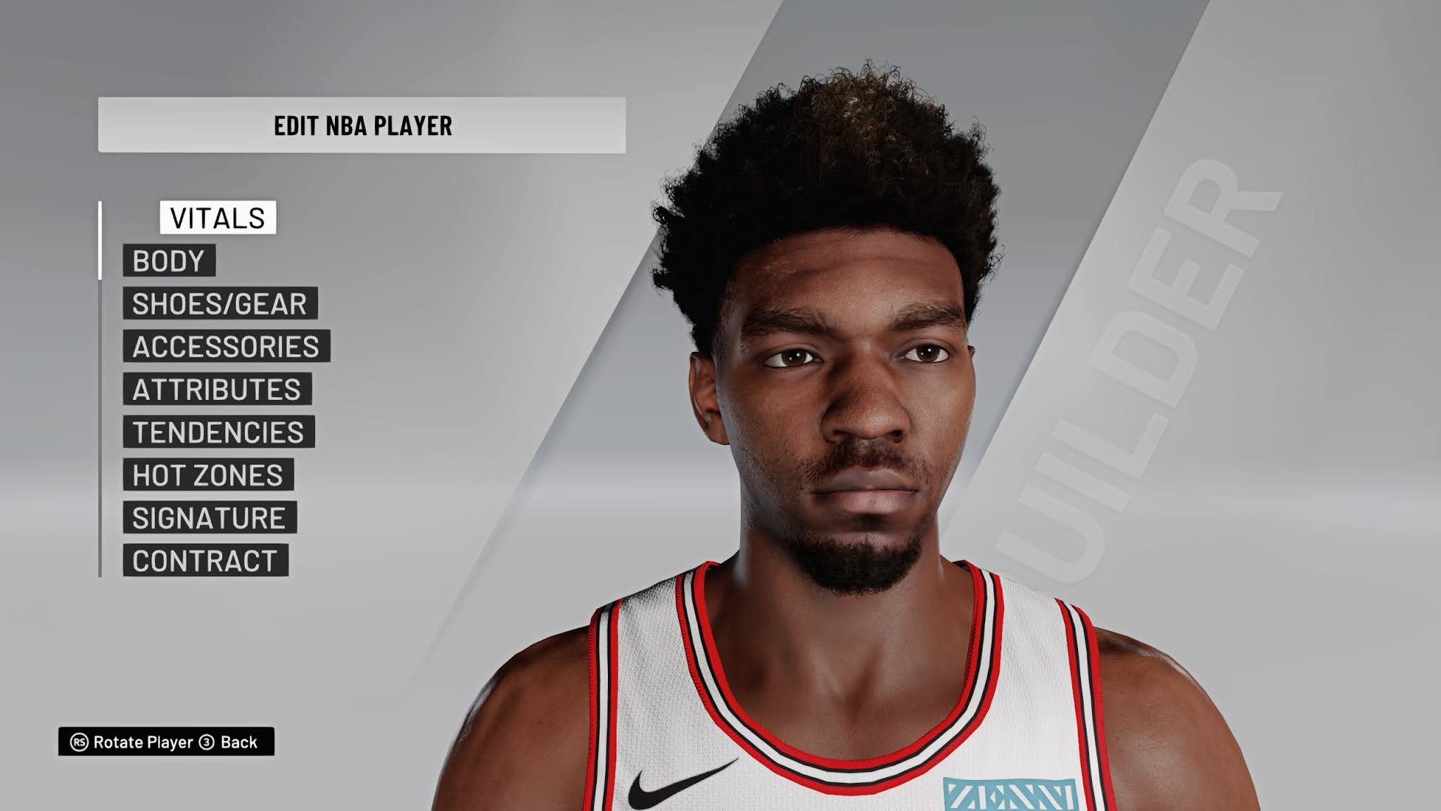 NBA 2K21 Patrick Williams Cyberface from Patch 1.06