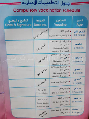 أسعار وجدول التطعيمات الإضافية للأطفال بالمصل واللقاح (فاكسيرا) أسعار وجدول التطعيمات الإضافية للأطفال بالمصل واللقاح (فاكسيرا)