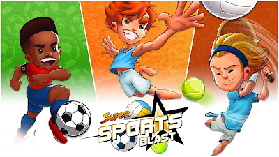 Super Sports Blast Game Logo