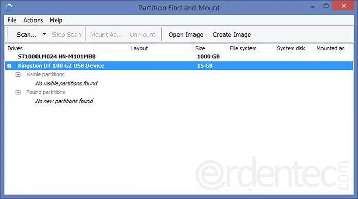 Bring back the lost part with Partition Find and Mount