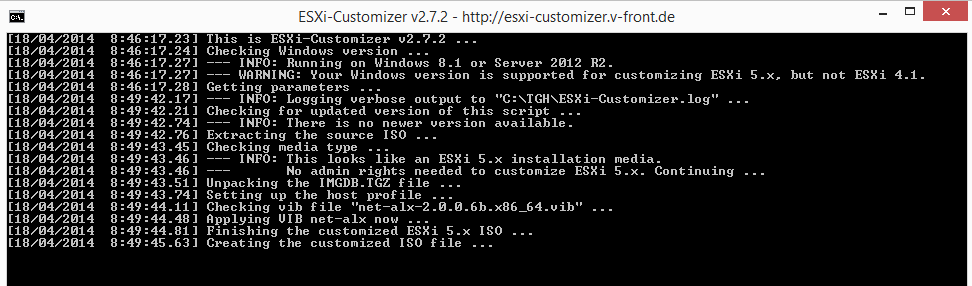 VMWare ESXi 5.5 - Adding RealTek and Atheros Network Card Drivers - Version 2.0 3