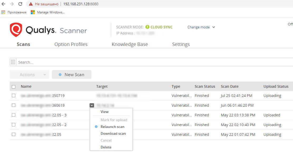 Qualys Offline Scanner. Eugeneer's Media Cloud World