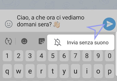 Telegram messenger messaggi senza suono