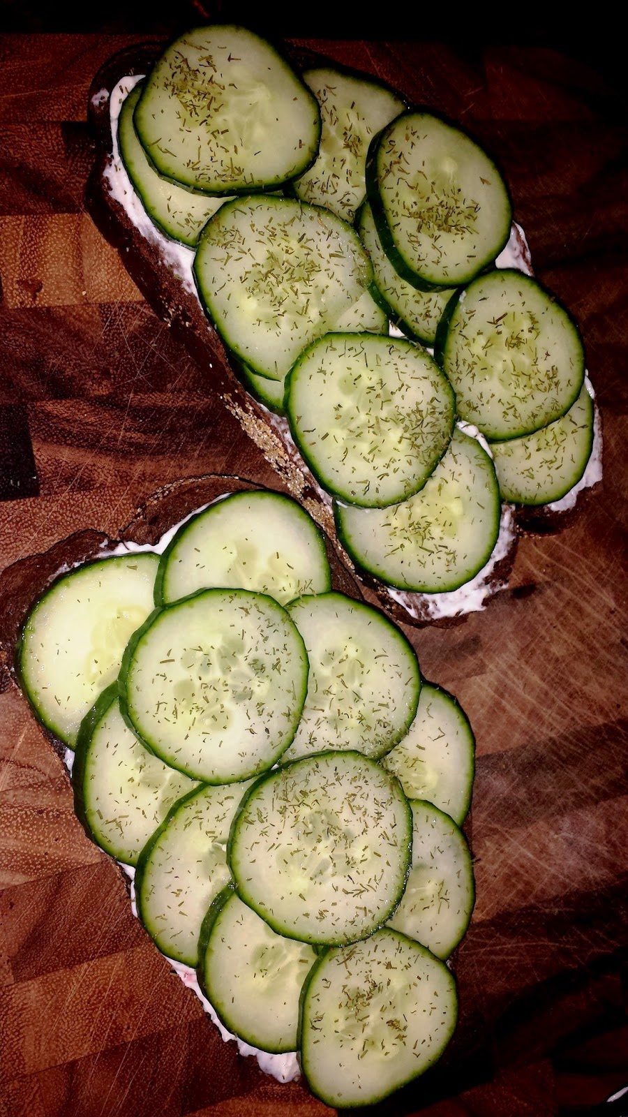 Rebecca's Amazing Creations Mini Rye Cucumber Sandwiches