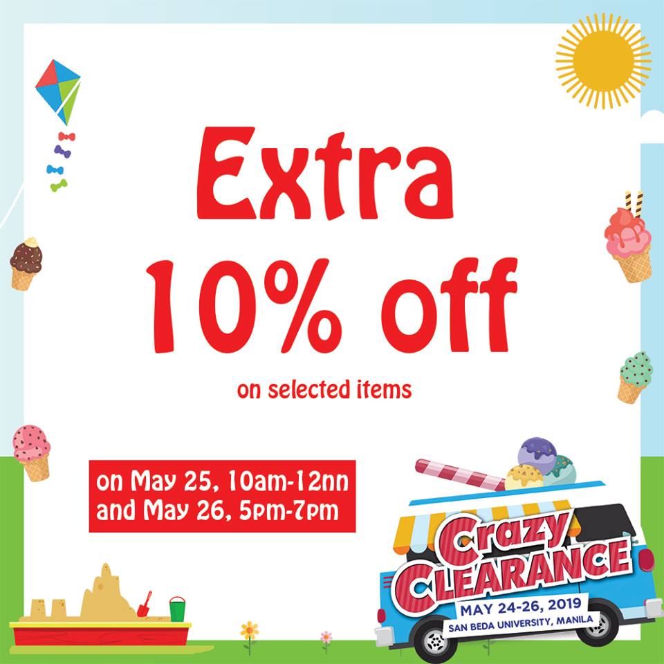 Manila Shopper Crazy Clearance SALE at San Beda May 2019