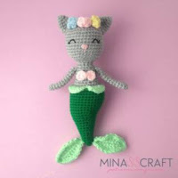 PATRON GRATIS GATA SIRENA AMIGURUMI 29966