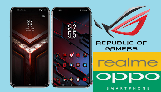 Tema Asus Rog Phone 5 Untuk Oppo dan Realme Tembus Aplikasi