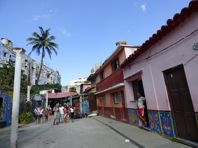 Visiting Callejon de Hamel, Havana
