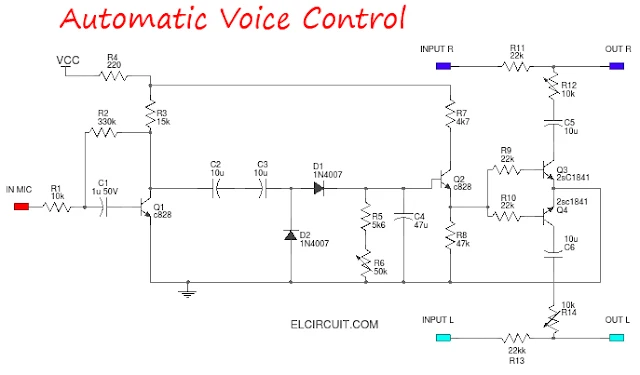 Audio Voice Control Circuit