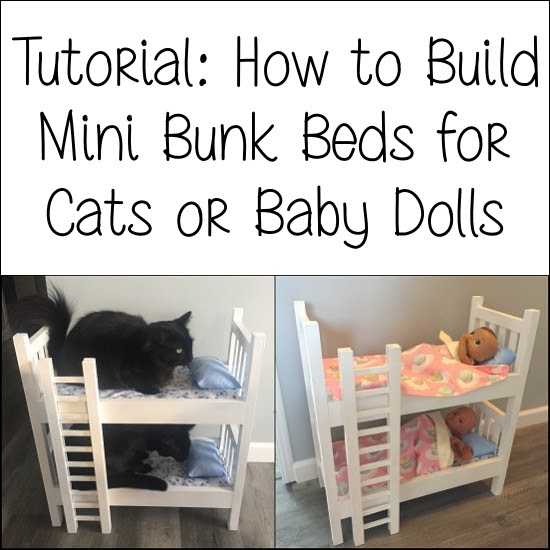 Build Cat Bunk Beds Or Doll, Wooden Bunk Beds For Cats