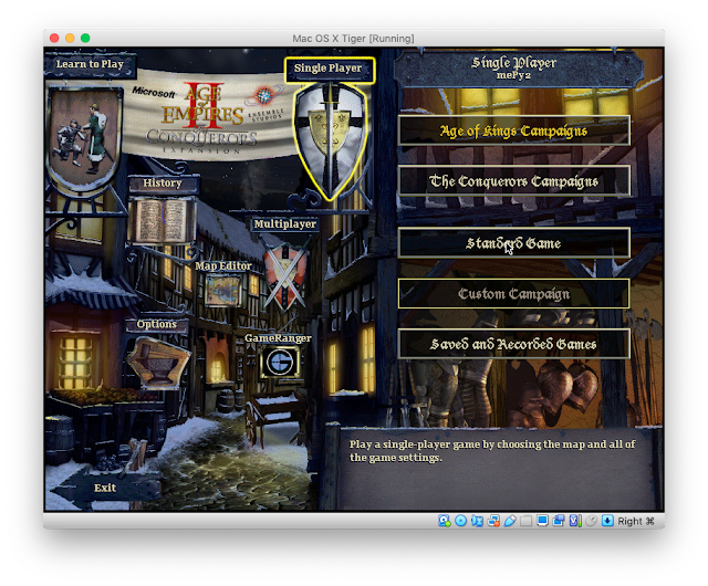 Age of Empires II Gold Edition Mac OS X