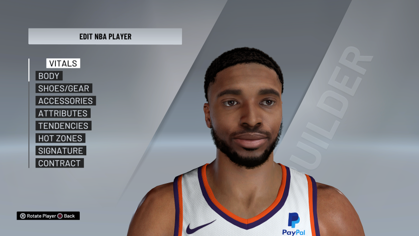 Mikal Bridges Cyberface And Body Model By Mith For 2k21 2kspecialist Net Nba 2k Updates Roster Update Cyberface Etc