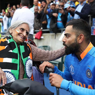 Oldest Fan Of India,Virat Kohli